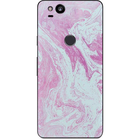 Blue and Purple Marble Google Pixel 2 Skin